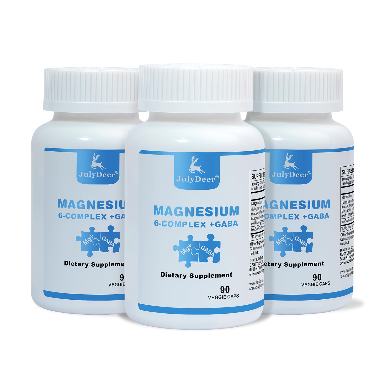 Risabou Magnésium Sixfold – bouteille ouverte suggérant un soutien musculaire et nerveux.
