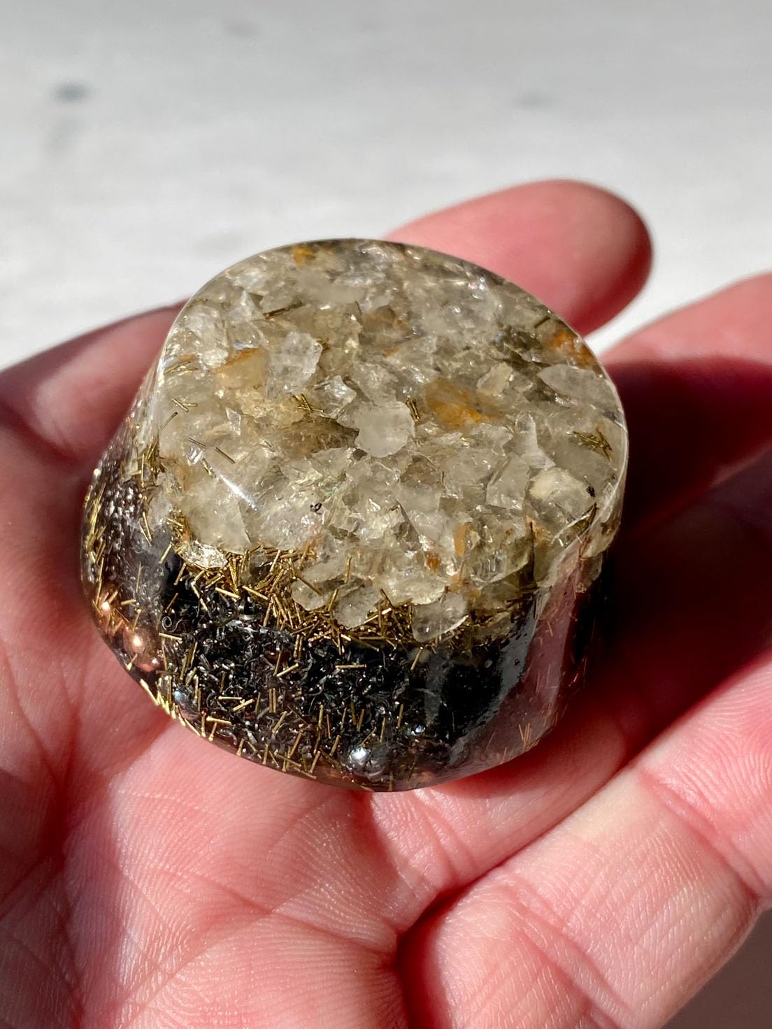 Rise Perspective Citrine Orgone: purifie l’atmosphère et transforme les énergies