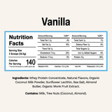 Rise Whey Vanille – doseur précis pour un apport protéique fiable.
