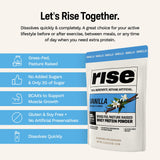 Rise Whey Vanille – idéal pour les sportifs matin et soir.