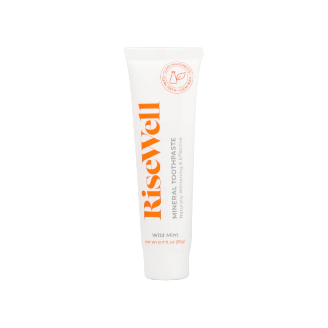 RiseWell dentifrice voyage minéral: protection reminéralisante potentielle pour dents sensibles en déplacement