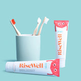 Risewell Kids Cake Batter: brossage joyeux et goût délicieux.