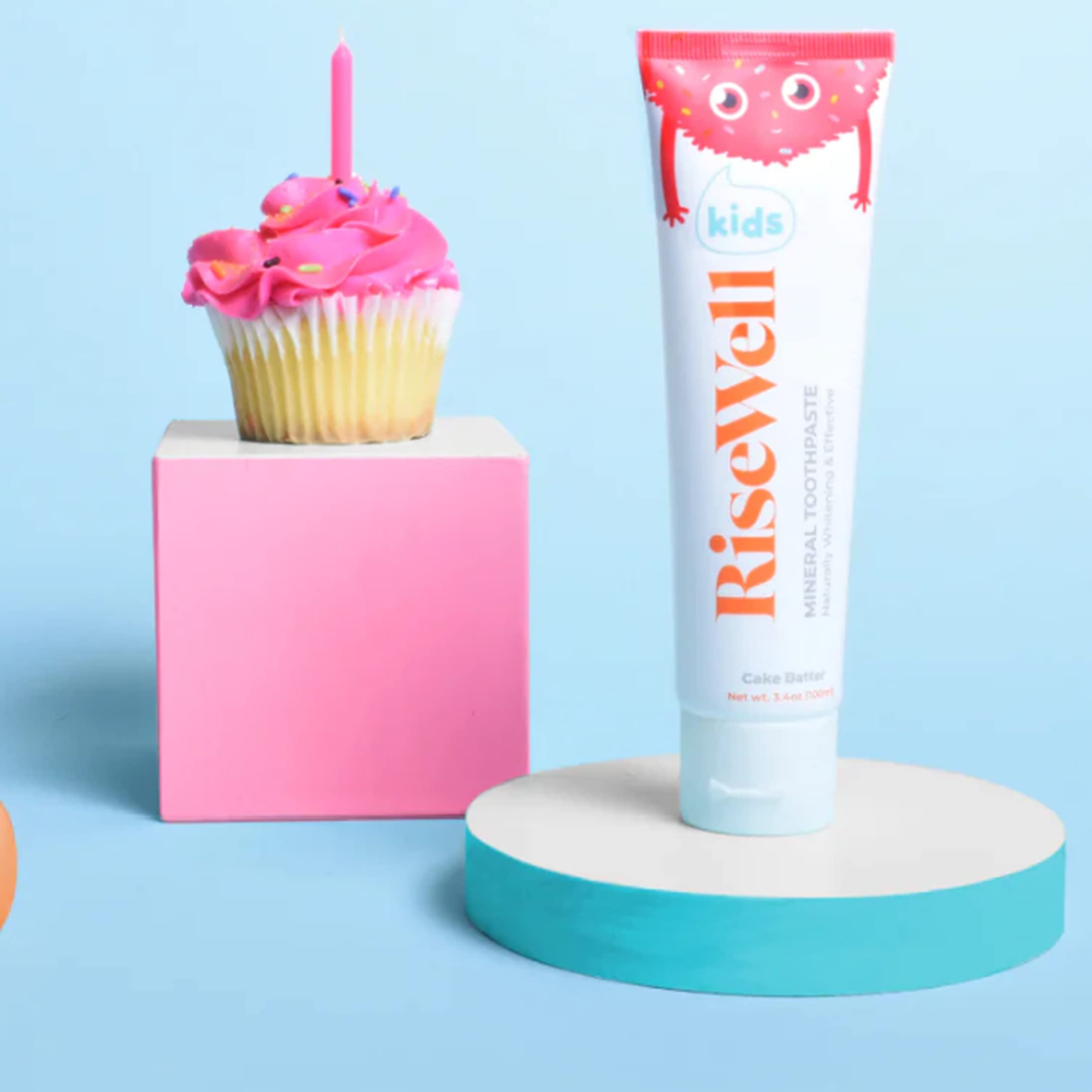 Risewell Kids Cake Batter Dentifrice: sûr à avaler pour les jeunes.
