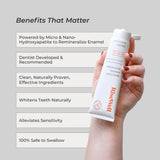 RiseWell PRO dentifrice minéral – emballage pratique pour un usage quotidien sans fluor.