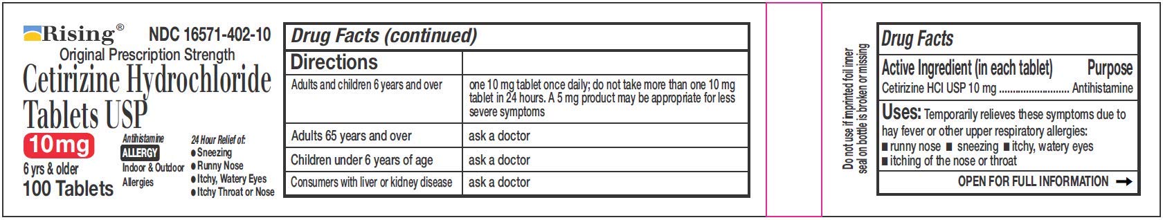 Rising Cetirizine: soulagement potentiel sur 24 h lors des allergies saisonnières.