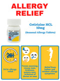 Rising Cetirizine: format maniable et discret à emporter.