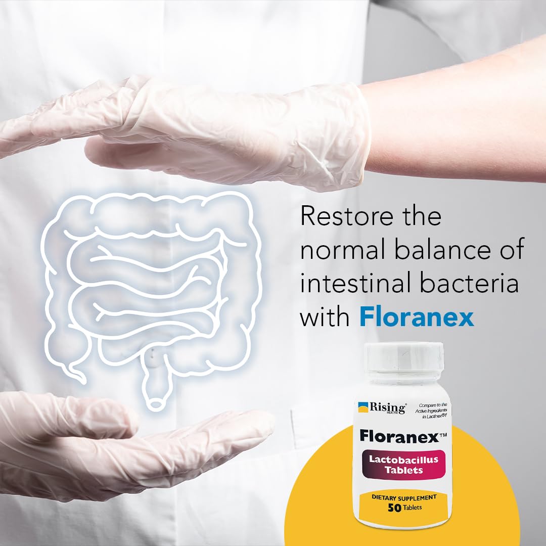 Rising Floranex bouteille, format pratique pour une prise régulière.