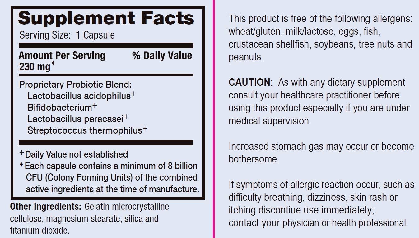 Rising Health Risaquad – emballage et etiquette sans allergènes visibles.