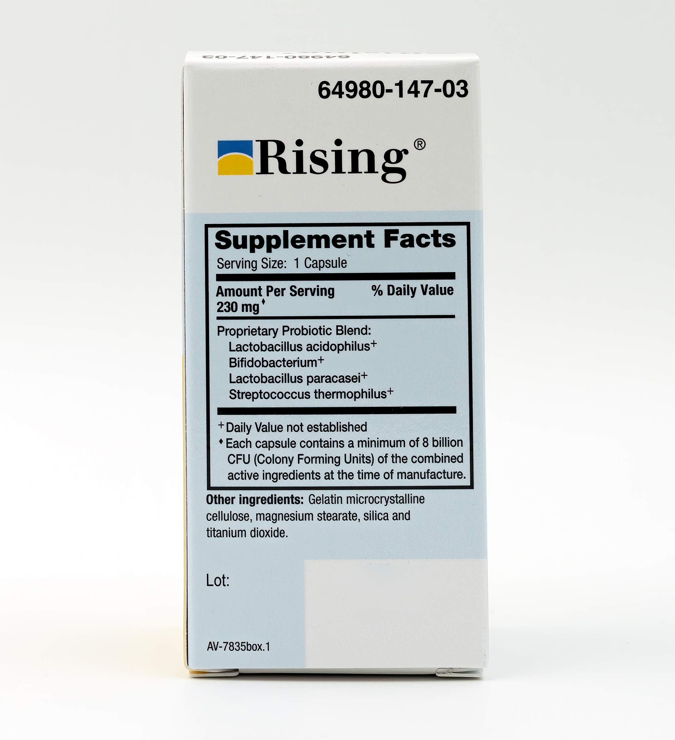 Rising Health Risaquad – capsules visibles, prise quotidienne facile.