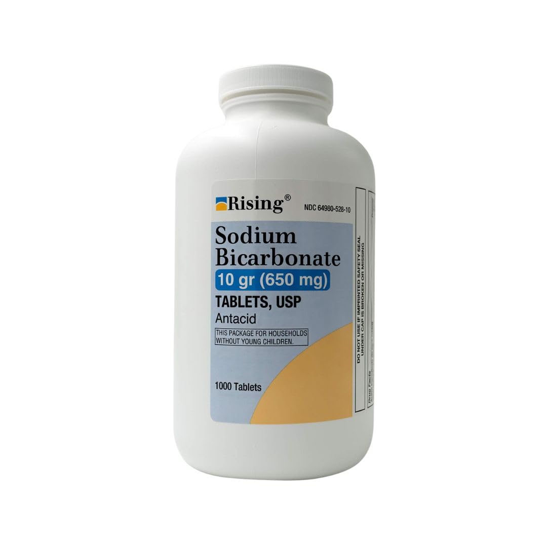 Rising bicarbonate de sodium 650 mg – emballage pratique des comprimés.