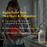 Rising bicarbonate de sodium 650 mg – prise rapide après repas pour soutenir la digestion.