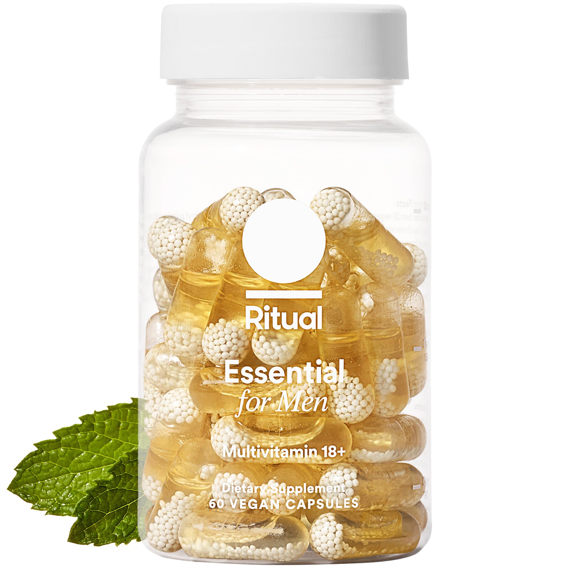Ritual Multivitamine pour homme 18+ dans sa bouteille, soutien quotidien potentiel.