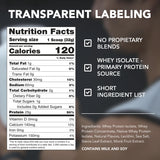 RIVAL NUTRITION Whey miel-noix-vanille etiquette claire et ingrédients simples