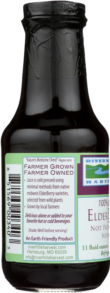 River Hills Harvest récoltes locales: Sureau indigène pour une boisson authentique.