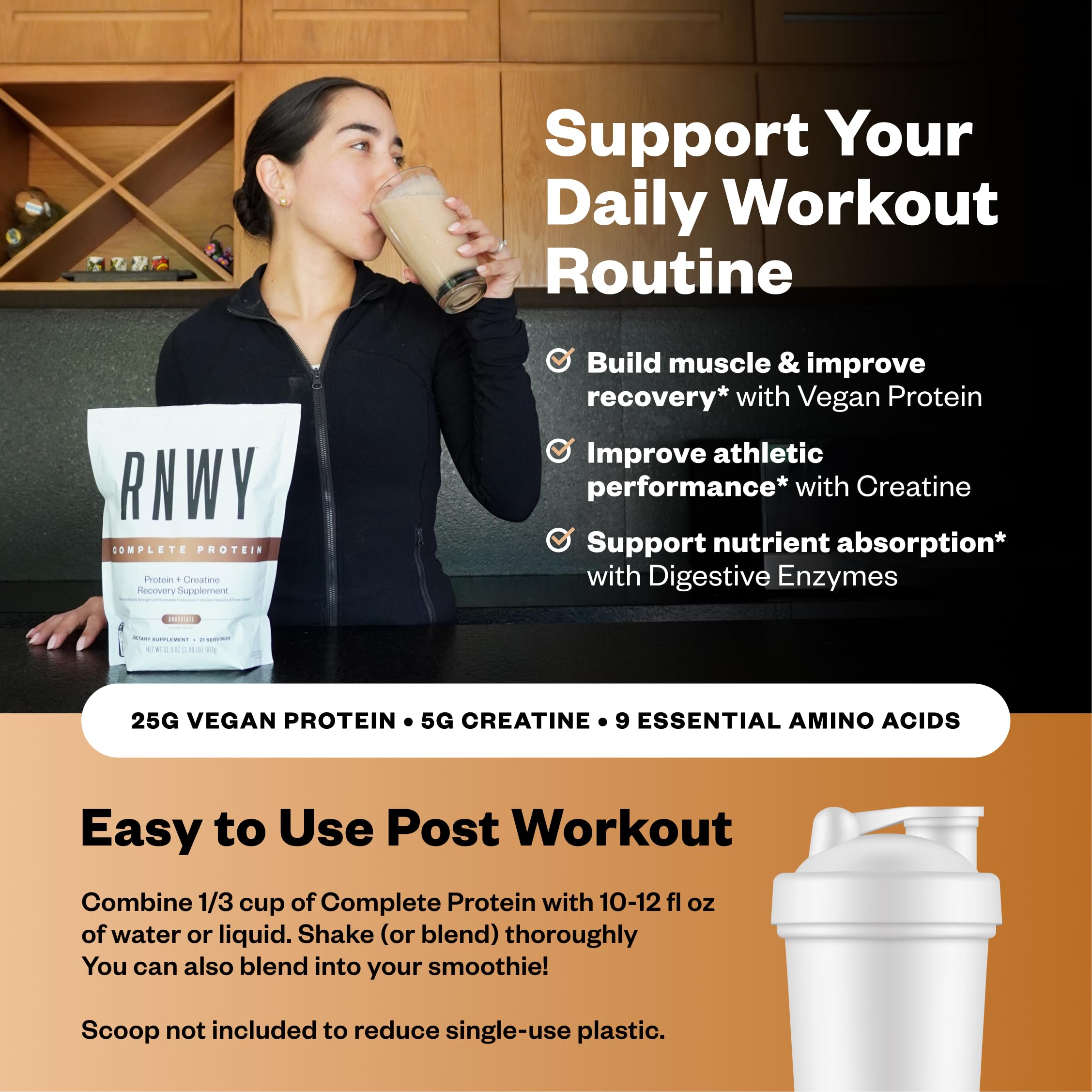 RNWY utilisation quotidienne sans lactose ni gluten