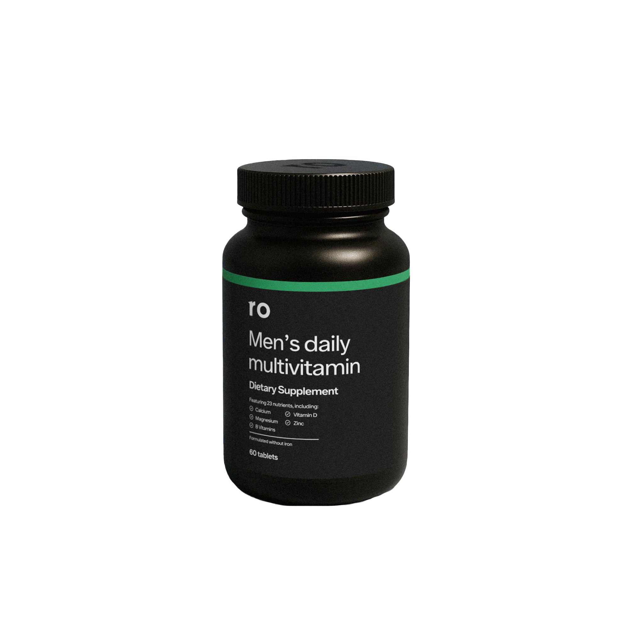 Ro Multivitamine Quotidienne pour Homme, bouteille visible: soutien potentiel à l'énergie et vitalité.