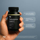 Ro Testostérone Soutien emballage visible et informations utiles.