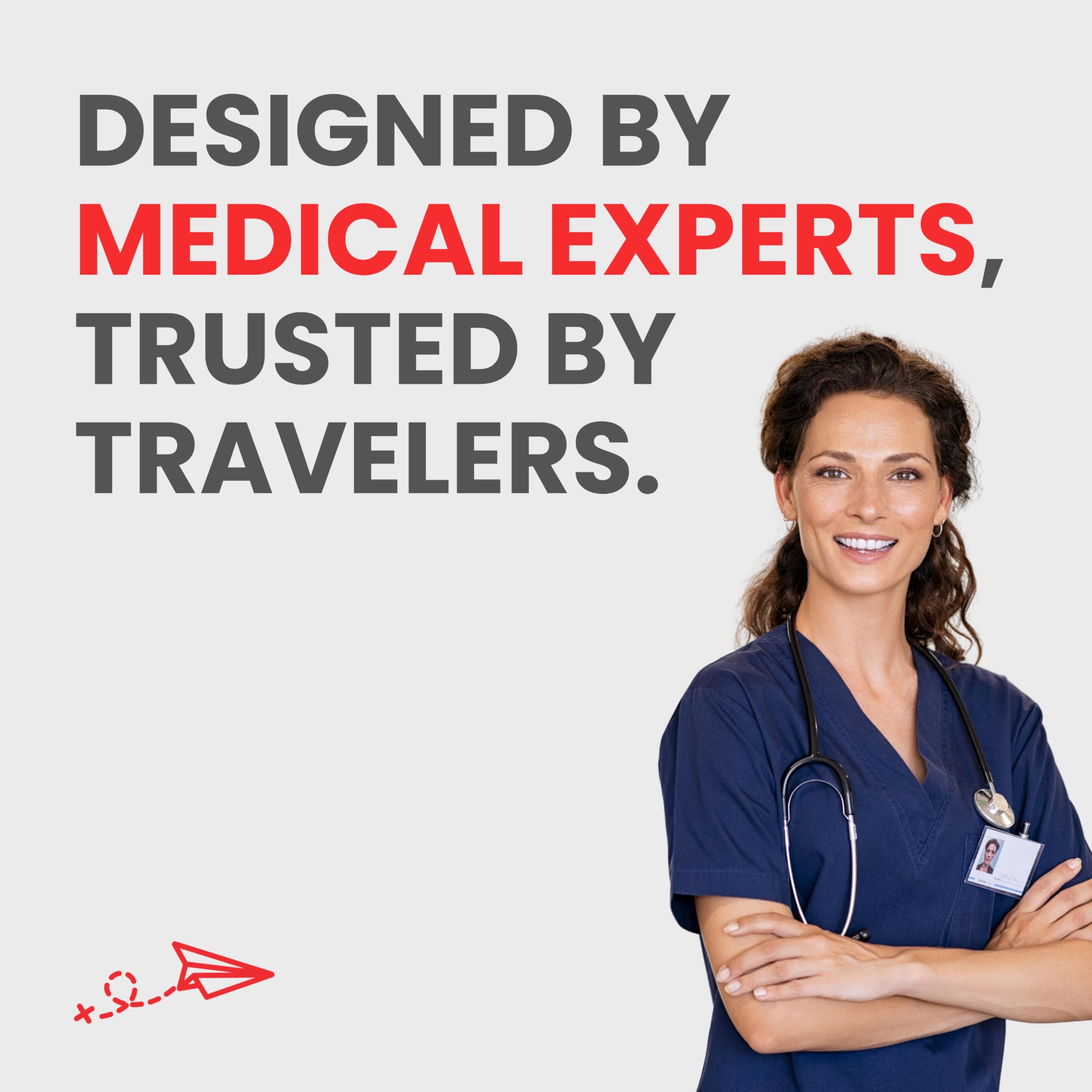 Roamwell pochette étanche protège les médicaments pendant le voyage.
