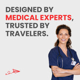 Roamwell pochette étanche protège les médicaments pendant le voyage.