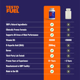 ROAR AMBITION TestoFuel, tableau nutritionnel clair et informatif