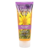 Gel Arnica Robert Research Laboratories dans le tube, apaisant les inconforts musculaires locaux.
