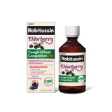 Robitussin-sirop-sureau-bouteille – soulage la toux avec goût naturel.