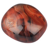 Rockcloud agate chakra racine pierre visant l ancrage et l harmonie intérieure.