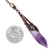 Rockcloud coffret cadeau améthyste pendule prêt à offrir.