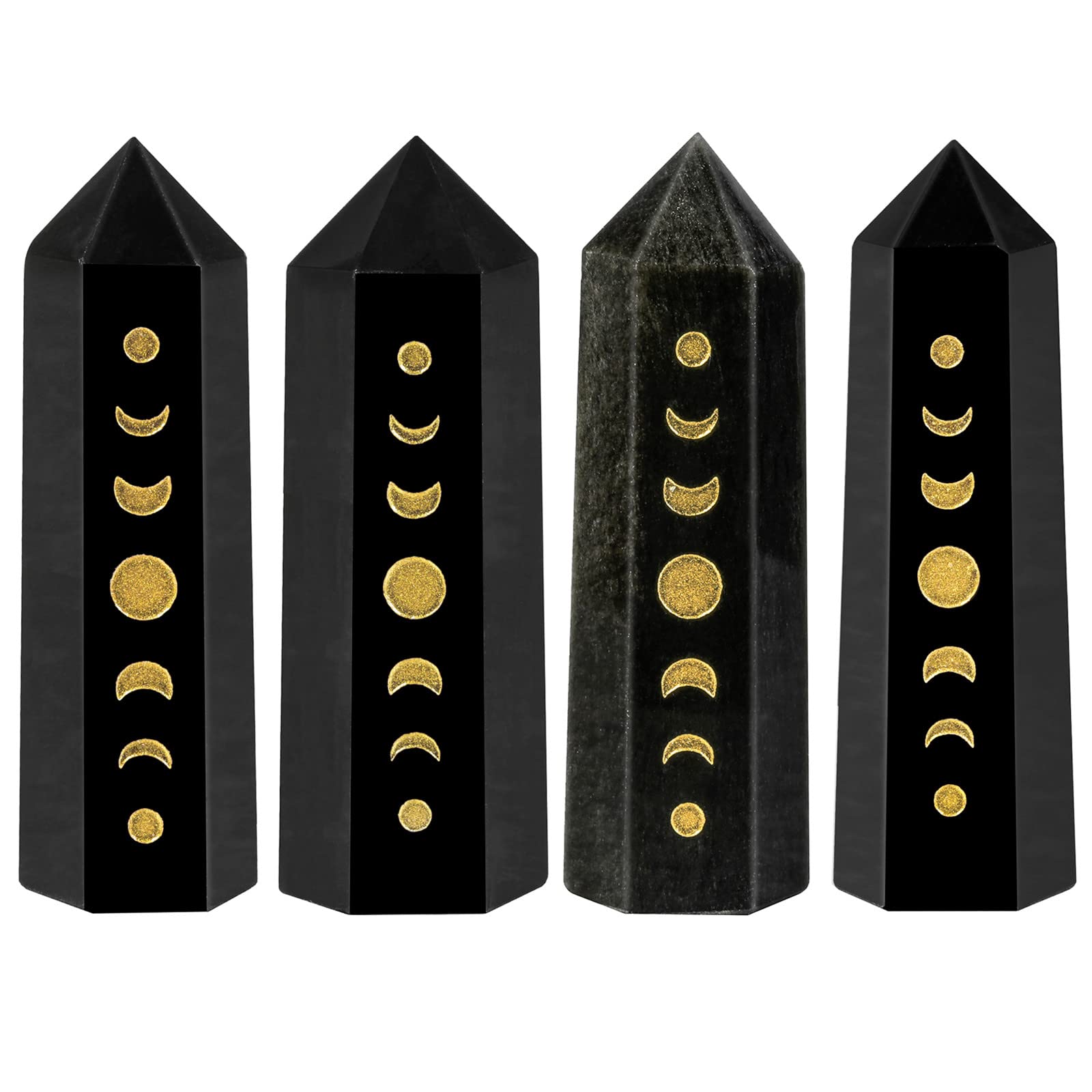 Rockcloud déco bureau cristal obsidienne, apporte une touche naturelle et apaisante