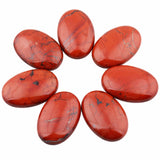 Rockcloud jaspe-rouge-ovale, pierre naturelle apportant énergie et confiance.