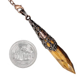 Rockcloud pendule œil de tigre décoration intérieure élégante.
