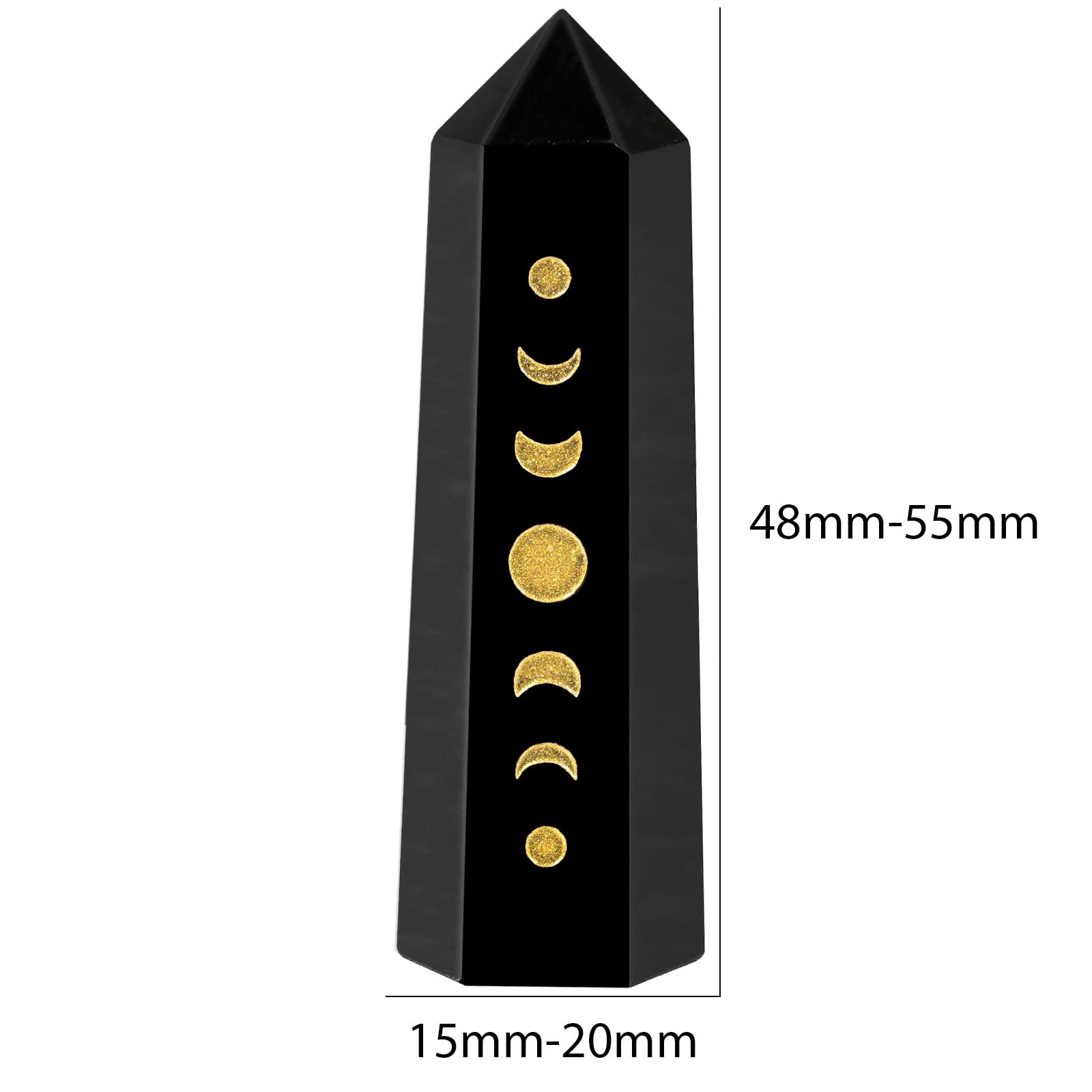Rockcloud pierre méditation obsidienne, conçu pour séances calmes et focalisation mentale