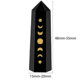 Rockcloud pierre méditation obsidienne, conçu pour séances calmes et focalisation mentale