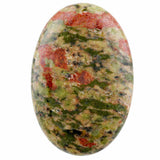 Rockcloud pierre oval worry stone fini lisse: toucher agréable favorisant relaxation.