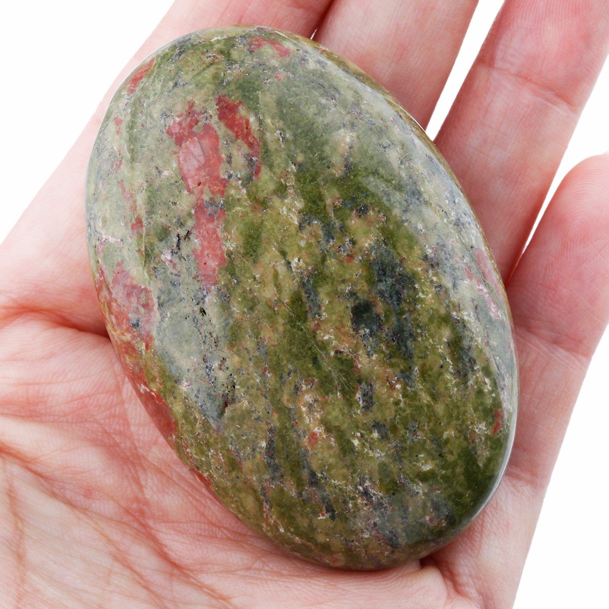 Rockcloud pierre oval worry stone mains: prise en main pour calmer l anxiété au quotidien.