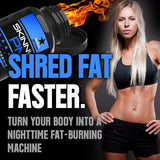 Rockstar Skinny PM, capsules nocturnes, favorisent sommeil et thermogenèse.