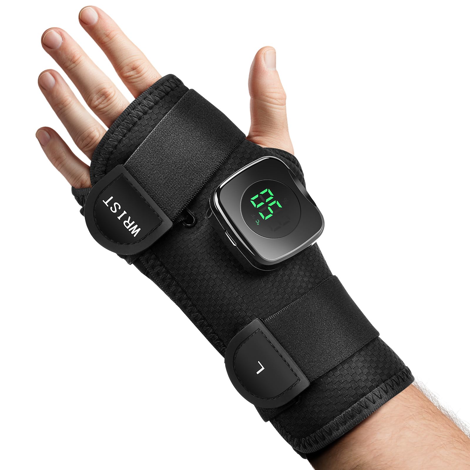 ROHVEMJ poignet chauffant gauche, design léger et stabilisateur intégré.