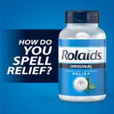 Bouteille Rolaids Originale menthe, format pratique et facile à emporter.