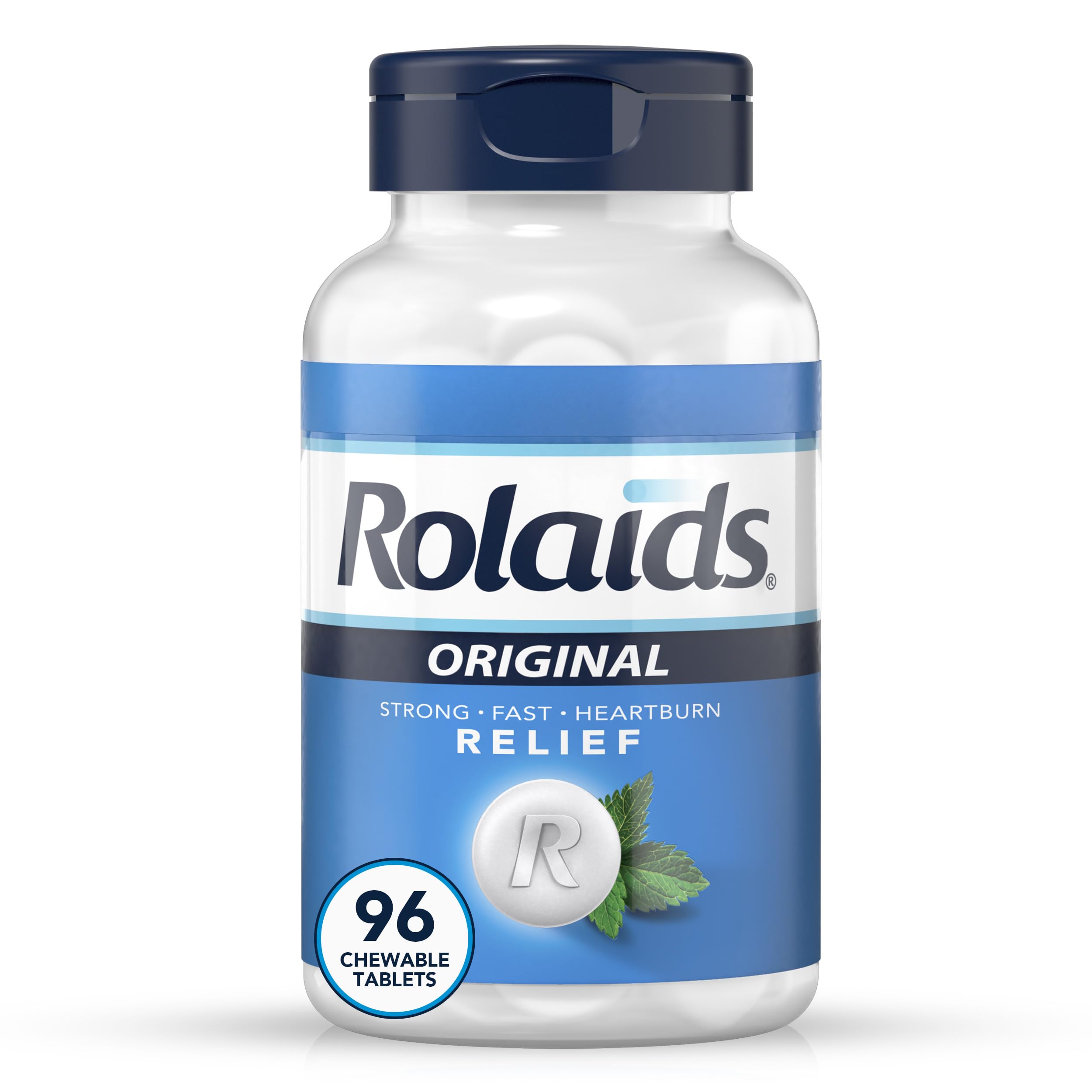 Rolaids Original: comprimés à mâcher menthe, usage rapide pour le confort digestif.