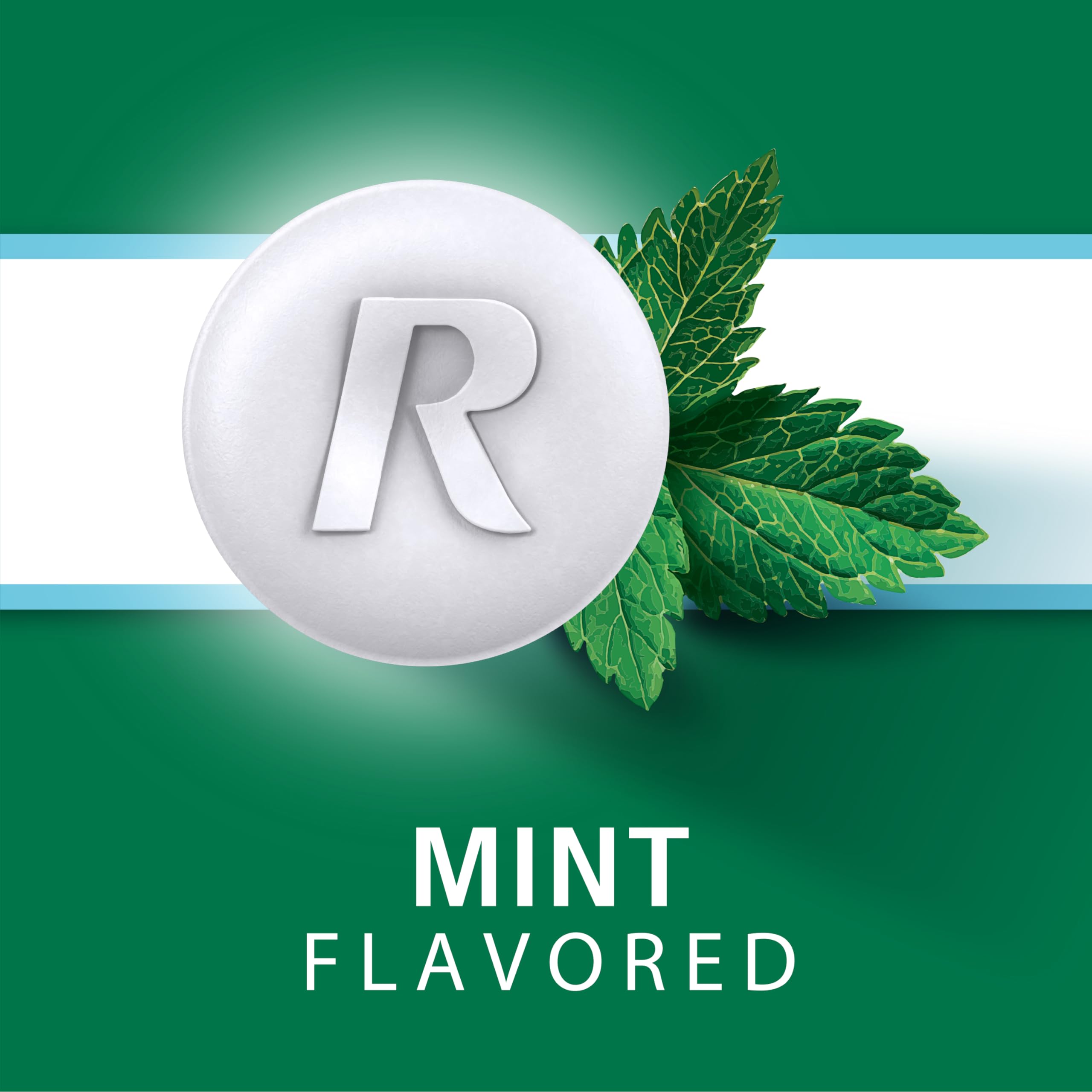 Petites tablettes menthe Rolaids, faciles à mâcher et rapides d’action.