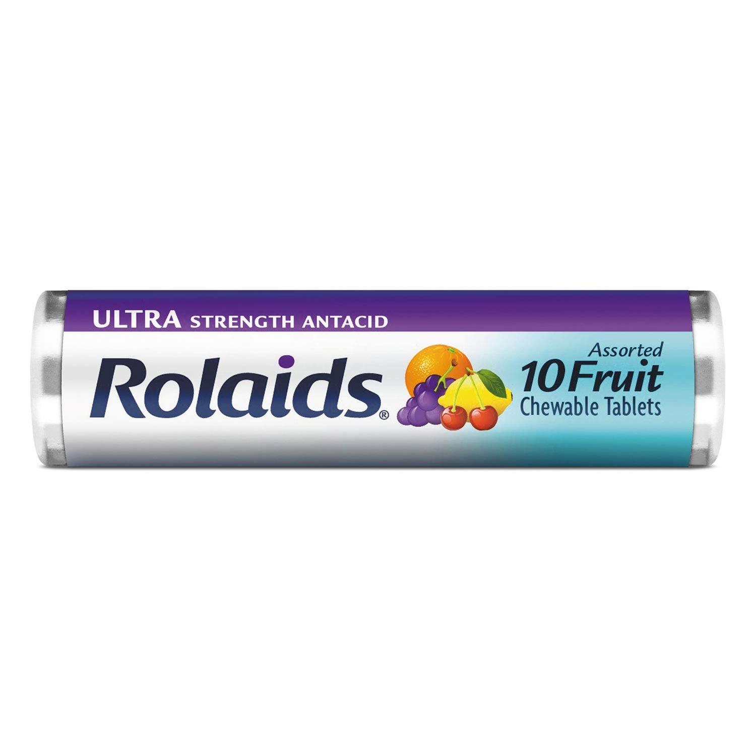 Pastilles antiacides Rolaids R10049, goût fruits, pratiques après les repas pour inconforts occasionnels.