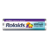 Pastilles antiacides Rolaids R10049, goût fruits, pratiques après les repas pour inconforts occasionnels.