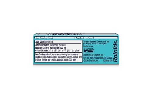 Rolaids Softchews arôme fraise image goût fruité après repas