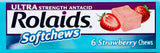 Rolaids Softchews fraise baton image prise pratique en déplacement
