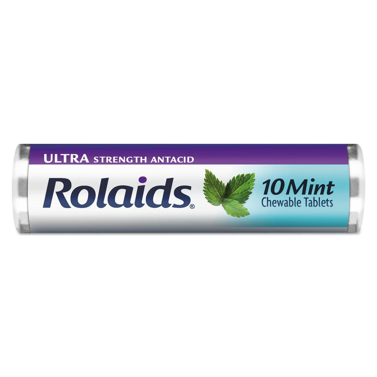 Rolaids Ultra Fortes pastilles mastiquables menthe, pratique pour un usage rapide après les repas