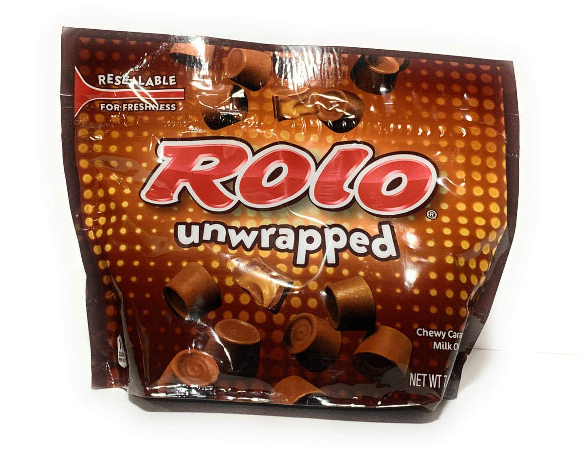 Rolo chocolat caramel, cœur fondant, idéal pour une pause gourmande.
