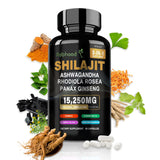 Rolphood Shilajit Himalaya en poudre, énergie naturelle potentielle au quotidien.