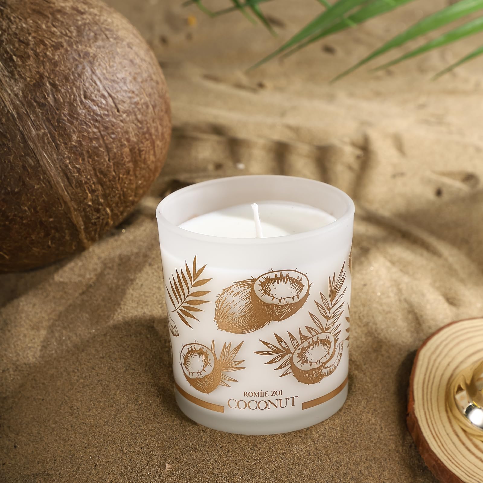 ROMIIE ZOI Bougie Coco – idéale pour domicile et bureau, ambiance sereine.