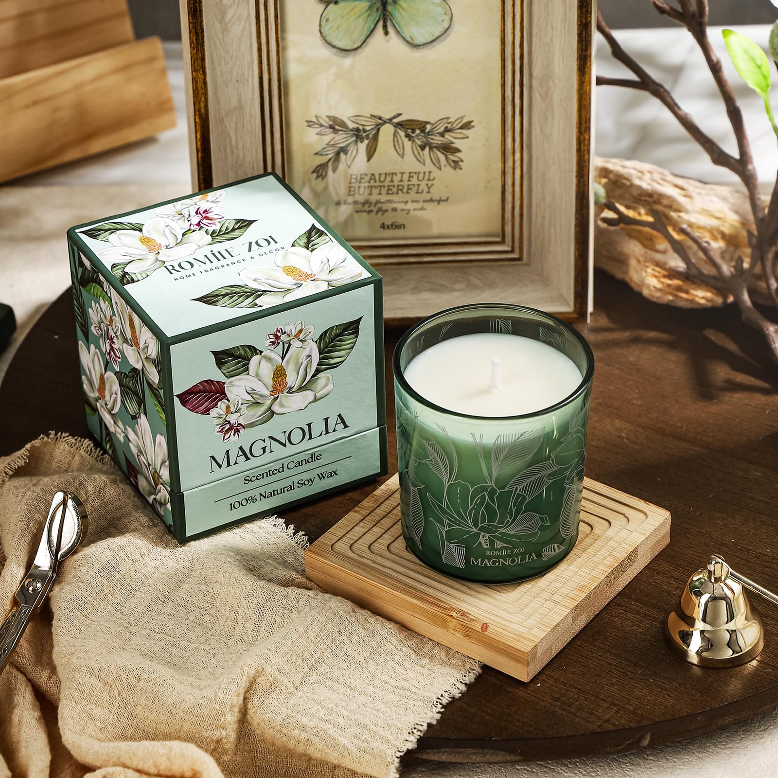 ROMIIE ZOI Verre Magnolia, rendu visuel clair et parfum durable.