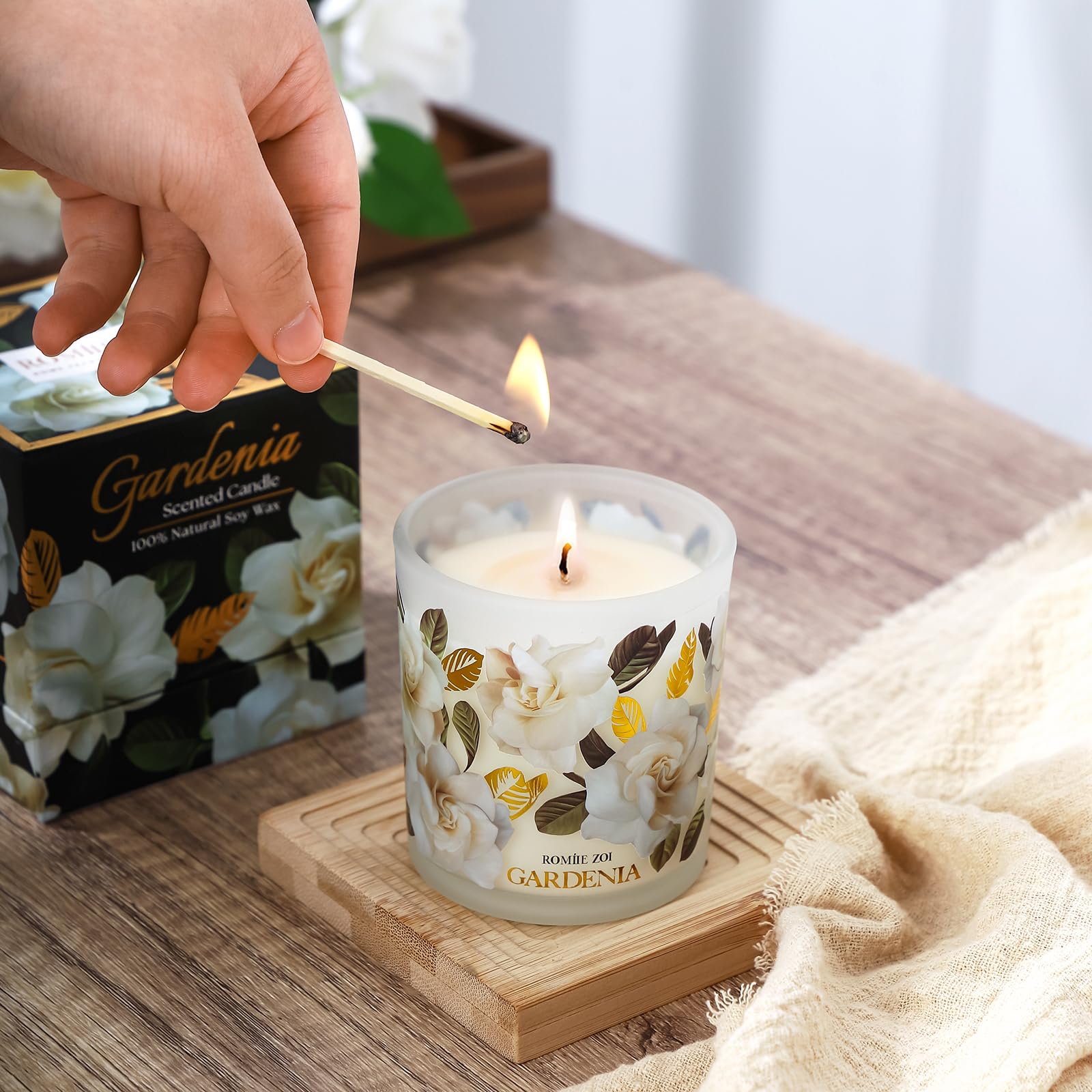 ROMIIE ZOI Bougie Gardenia coffret cadeau collection